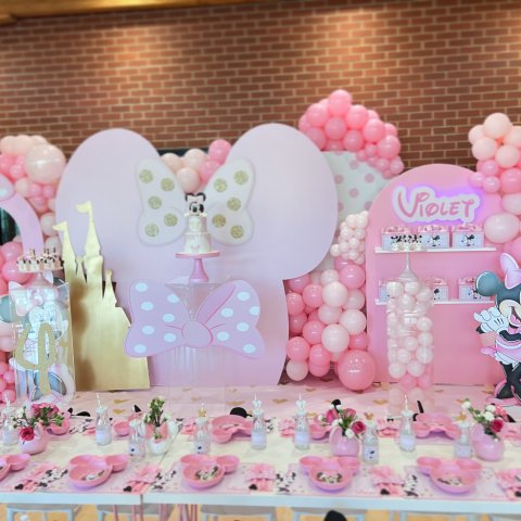 Minnie Mouse Party Set Up